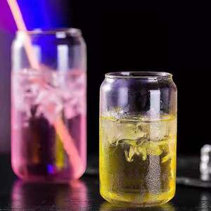 كوب زجاجي من البوروسيليكات سعة 12 أونصة و16 أونصة مع غطاء وقش من الخيزران، الأكثر مبيعًا - Product Image 5