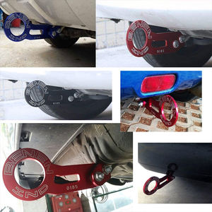 Gancho de remolque trasero barato <span class=keywords><strong>para</strong></span> aleación de aluminio de anillo de remolque de coche universal, anodizado de trefilado mejorado (rojo) - Product Image 4