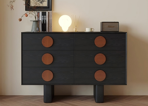 Mueble de Almacenamiento con Cajones de Madera Maciza Estilo Vintage para Comedores y Hogares - <span class=keywords><strong>Aparador</strong></span> Sunset - Product Image 2