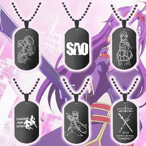 Anime Game Sword Art Online Colliers Kirigaya <span class=keywords><strong>Kazuto</strong></span> Kirito Halloween Mode Homme Femme Cosplay Accessoire Cadeaux - Product Image 1