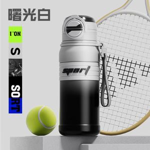 High Quality Outdoor Cycling Running Sports 316 Stainless Steel Thermos Vacuum Large Capacity Water <b>Bottle</b> With Straw - Product Image 4