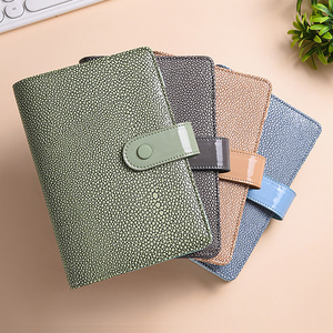 PU Leather A6 Ring <b>Binder</b> Diary <b>Notebook</b> Loose-leaf <b>Binder</b> Refillable Pages <b>Binder</b> Journal Planner Agenda Organizer - Product Image 2