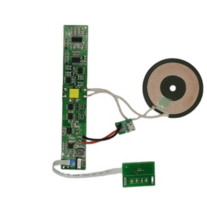 <span class=keywords><strong>Module</strong></span> de sac à main de charge sans fil émetteur de charge positif et négatif à double bobine avec batterie deux en un PCBA - Product Image 1