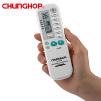Télécommande universelle pour climatiseur, avec écran LCD rétroéclairé, vente en gros, fourniture d'usine