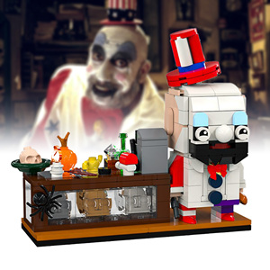 Bloques <span class=keywords><strong>de</strong></span> Construcción MOC, Escena <span class=keywords><strong>de</strong></span> la Casa del Cadáver, Miniatura Decorativa <span class=keywords><strong>de</strong></span> Escritorio, Juguetes <span class=keywords><strong>de</strong></span> Ensamblaje Coleccionables para Fanáticos <span class=keywords><strong>de</strong></span> Películas <span class=keywords><strong>de</strong></span> Suspenso S1070 - Product Image 1