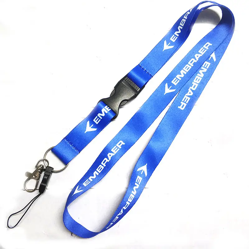 Custom Logo Gedrukt Duurzame Luchtvaartmaatschappij Airbus Nekband Luchtvaart Vliegtuig Uae Emirates Lanyard