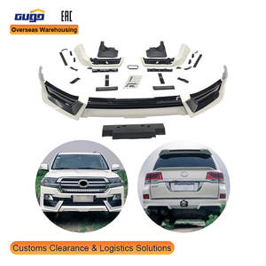 GUGO 2019 ABS Auto Body Condition Nuevo parachoques delantero y trasero labio piezas de vehículos accesorios de coche para <span class=keywords><strong>LAND</strong></span> <span class=keywords><strong>CRUISER</strong></span> TD MODEL - Product Image 1