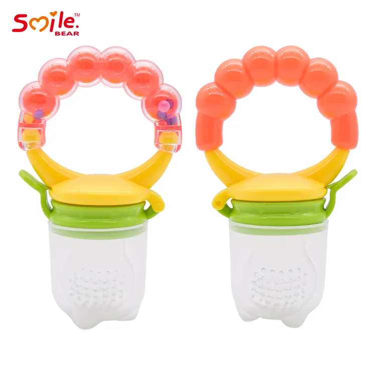 Safety Silicone Infant Nipple Baby Food Chew Pacifier Soothers Silica Gel Fruits Vegetables Toothbrush Nipple Feeding Pacifier