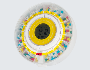 Distributeur automatique de pilules Bluetooth avec gobelets amovibles, 21 compartiments, clé de verrouillage pour vitamines, compléments alimentaires et plus encore - Product Image 4