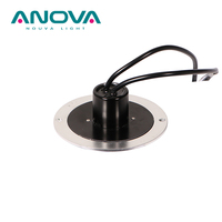CE RoHS IP67 Étanche Coin Lumière 3000k Trou 27mm Encastré Rond Mur Extérieur LED Étape Lumière
