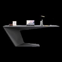 Bureau de direction moderne et élégant, table de travail créative et accessible, bureau d'étude décontracté, design luxueux, finition peinte, extensible, pour la maison