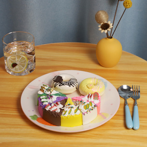 2025 Easter Tableware Reusable Cute Bunny Dinner Ware Set Wedding <strong>Plates</strong> and Cutlery Ceramic Breakfast Dinnerware Set Luxury - Product Image 2