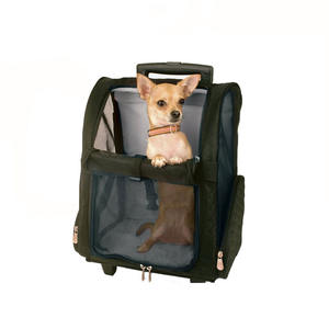 Custom Logo Patroon Sample Luxe Draagbare Kat Hond Rugzak Trolley Reizen Soft Pet Carrier Wandelwagen Reistas - Product Image 3