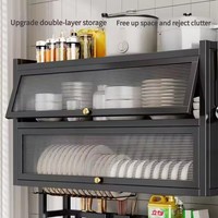 Meilleure vente : Égouttoir à vaisselle moderne en acier au carbone pour évier de cuisine, double niveau, avec fonctions imperméables et anti-poussière
