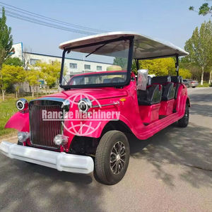 Voiture de golf rétro CLP 4 places, batterie 48V/72V et pneus tout-terrain, voiture électrique de tourisme pour sites touristiques - Product Image 1