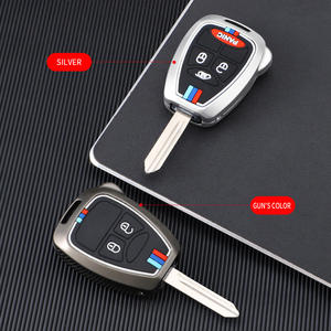 Funda Protectora para Llaves de Coche de Aleación de Zinc y Gel de Sílice para Chrysler 300C <span class=keywords><strong>YPSILON</strong></span> DODGE HORNET JEEP, Llavero, Bolsa para Llaves - Product Image 6