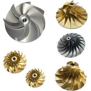 Customized CNC Manufacturing Supplier CNC Machining Service for Drone Accessories Jet Engine Parts Turbine Wheel Impeller - Product Image 2