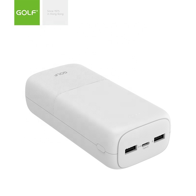 Factory Customized Mobile Phone Charger Dual USB Type C Li-Polymer 30000mah Power Bank 10W Output Portable High Capacity