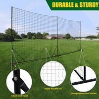 But de football de qualité industrielle - Filet robuste personnalisable pour l'entraînement et la cour