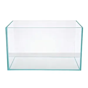 Aquário Retangular Super Branco de 20 Galões, Tanque de Vidro Ecológico - Product Image 1