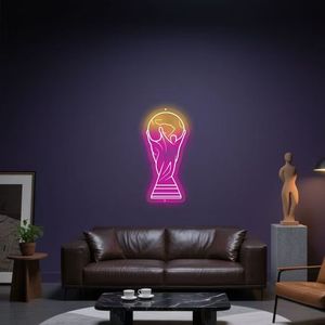 Enseigne néon <span class=keywords><strong>Coupe</strong></span> <span class=keywords><strong>du</strong></span> <span class=keywords><strong>Monde</strong></span>, Lumière LED néon <span class=keywords><strong>Football</strong></span> pour Décoration Murale, Lampe Néon Thème <span class=keywords><strong>Coupe</strong></span> <span class=keywords><strong>du</strong></span> <span class=keywords><strong>Monde</strong></span>, Enseignes Néon Sportives - Product Image 4