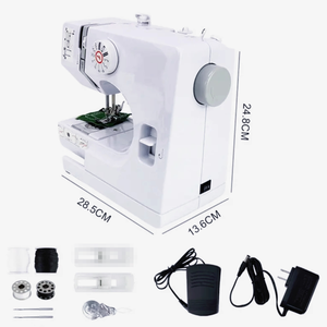 Máquina de <span class=keywords><strong>Coser</strong></span> Portátil Doméstica de Cama Plana con Motor y 12 Puntadas, Precio de Fábrica, UFR-725 - Product Image 2