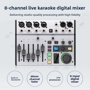 BEHRINGER/Behringer FLOW8 Mezclador de Tarjeta de Sonido Digital Profesional para Transmisión <span class=keywords><strong>en</strong></span> <span class=keywords><strong>Vivo</strong></span> y Grabación con Efectos - Product Image 3