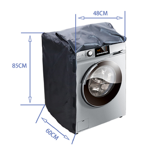 Copertura per lavatrice copertura per lavatrice in PU 420D 60*48*85, rivestimento in <span class=keywords><strong>tessuto</strong></span> Oxford 600D PU, nero, impermeabile e antipolvere - Product Image 6