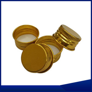 Tapa de rosca de aluminio Xinda de 28 mm, chapada en oro, para botellas de bebidas - Product Image 4
