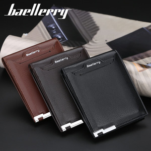 Baellerry Men's Short <b>Wallet</b> 4 Inch PU Leather Multi Card <b>Holder</b> Casual Everyday Use - Product Image 4