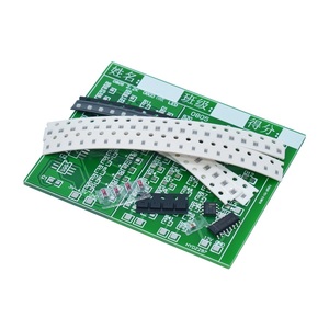 84 pezzi componenti Patch scheda di formazione per saldatura NE555 + CD4017 kit lampada ad acqua 0805 0603 pezzi da allenamento - Product Image 2