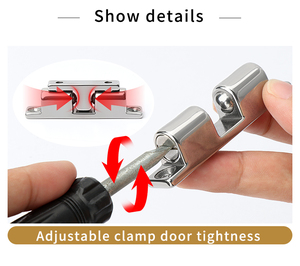 Jinnate đẩy nút Tủ chốt từ chốt trong ổ khóa nhiệm vụ nặng nề cửa bắt - Product Image 6