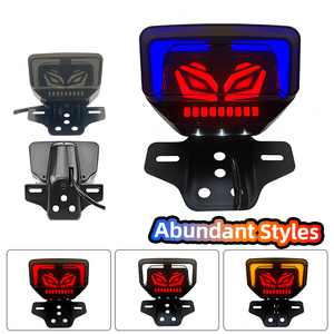 Modified LED Motorcycle Rear Tail <b>Light</b> with <b>Flash</b> Stop Turn Signal For TMX155 CG125 - Product Image 3