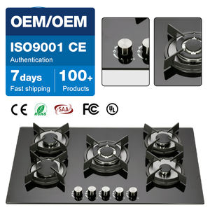 Fornello a Gas di Alta Qualità con 5 Bruciatori 830x470mm, Vetro Temperato Premium, Compatibile <span class=keywords><strong>GPL</strong></span>/Gas Naturale <span class=keywords><strong>per</strong></span> Cucina Quotidiana e Cottura - Product Image 6