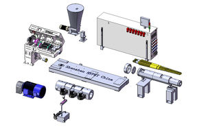 चीन हाइपेट Zs65/132 sj65/132 ब्लॉक प्रकार शंकु ट्विन स्क्रू प्लास्टिक एक्सट्रूडर डबल स्क्रू एक्सट्रूडर डबल स्क्रू मशीन - Product Image 6