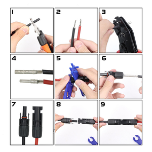 클램프 와이어 커넥터 강철 압착 플라이어를 LY-2546B 태양광 케이블 압착 플라이어용 고탄소강 - Product Image 4