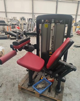 Machine à flexions de cuisses assise SK-L16 avec poids sélectables, équipement d'entraînement des jambes pour salle de sport professionnelle