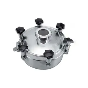 Stainless Steel 316L Round Circular Pressure Manhole Cover