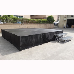 เวทีจัดงานในร่มแบบพกพา น้ำหนักเบา ผลิตจากอะลูมิเนียม รุ่น RK-Portable Stage RAK-SQ4I ได้รับการรับรองมาตรฐาน CE ประกอบง่าย - Product Image 2