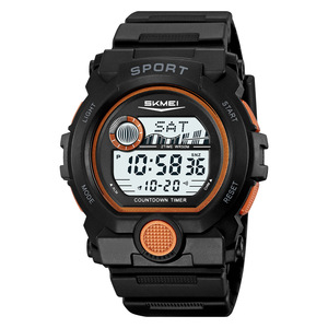 Skmei Sport Digital Watch Men Tpu Strap 10 Bar Water Resistant Countdown <b>Timer</b> <b>Outdoor</b> Use - Product Image 5