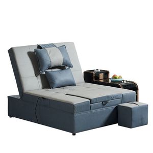 Sofá Cama Eléctrico para Masaje de Pies 190x80x48cm con Baño de Pies y Masaje de Espalda para Relajación en Spa en Casa - Product Image 4