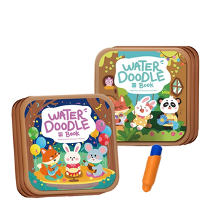 Livre de coloriage réutilisable pour enfants, jouet de dessin magique à l'eau, livre silencieux en EVA pour la maternelle et l'éducation précoce des bébés - Product Image 1