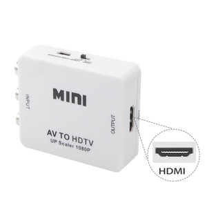 Convertidor RCA <span class=keywords><strong>a</strong></span> HDTV al por Mayor con <span class=keywords><strong>Cable</strong></span> de Audio y Alimentación USB, Escalador de 1080p, Certificado CE FCC RoHS, Directo de Fábrica - Product Image 6
