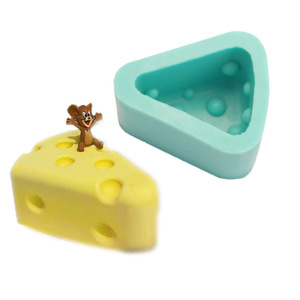 Silicone Cheese Mold 8-Cavity Flexible Non-Toxic Reusable For Cake Mousse Ice Cream Soap DIY - Product Image 4