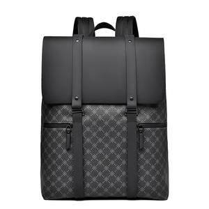Vente en gros de sacs à dos de grande capacité pour hommes sacs à dos en cuir artificiel imperméables avec logo personnalisé sac à dos pour ordinateur portable sac à dos de voyage d'affaires - Product Image 1