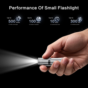Đèn pin đa năng WAIORD độ sáng cao, màu đen, sạc lại được, nhỏ gọn, đèn pin chiến thuật di động, có nam châm - Product Image 5