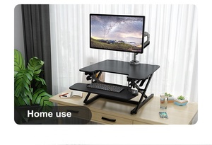 Giá đỡ laptop hiện đại, thiết kế công thái học, chất liệu HPL, có thể điều chỉnh chiều cao, dùng cho văn phòng - Tùy chọn ngồi hoặc đứng - Product Image 6