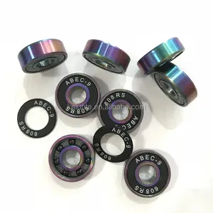 China customize printed skateboard bearings 608RS 608ZZ 608-2RS ABEC-7 ABEC-9 bearing