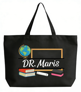 Bolsa de Mano Tipo Tote de Lona Grande con Cremallera, Forma de <span class=keywords><strong>Barco</strong></span>, Negra, de Algodón Orgánico, 12oz/16oz, para Estudiantes - Product Image 1