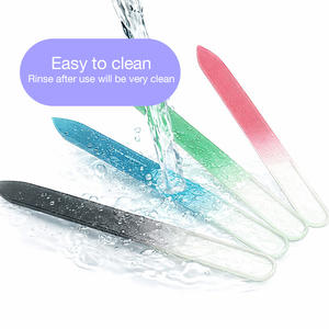 Lime à ongles en verre personnalisée imprimée, colorée, ergonomique, double face, outil de manucure pour salon et usage domestique - Product Image 5